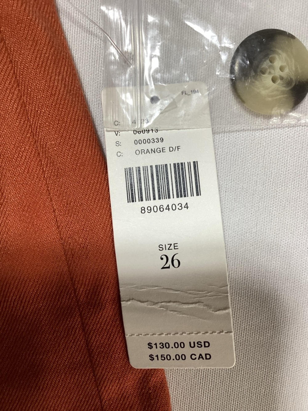 Anthropologie Ettie Linen Wide-Leg Cropped Pants in Rust Orange - Picture 10 of 16